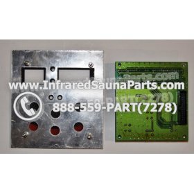 CIRCUIT BOARDS WITH  FACE PLATES - CIRCUIT BOARD WITH FACE PLATE VIDAL INFRARED SAUNA  06S064 2