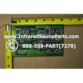 CIRCUIT BOARDS WITH  FACE PLATES - CIRCUIT BOARD WITH FACEPLATE  ZENAWAKENING INFRARED SAUNA   LYQPCB 6