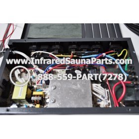 COMPLETE CONTROL POWER BOX 110V / 120V - COMPLETE CONTROL POWER BOX 110V / 120V SAUNAGEN INFRARED SAUNA  WITH 7 CIRCUIT BOARD PINS  6 FEMALE PLUGS 26