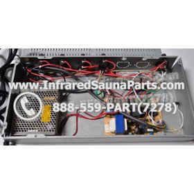 COMPLETE CONTROL POWER BOX 110V / 120V - COMPLETE CONTROL POWER BOX 110V / 120V WATERSTAR INFRARED SAUNA STYLE 8 9