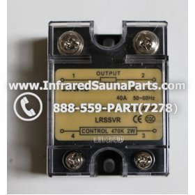 RELAYS / SOLID RELAYS - RELAYS SOLID STATE VOLTAGE REGULATOR LRSSVR 380VAC 40 AMP 1