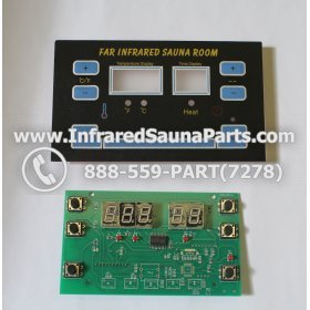 CIRCUIT BOARDS WITH  FACE PLATES - CIRCUIT BOARD WITH FACEPLATE 6 BUTTONS X 106199 WITH 8 PIN CONNECTION 7