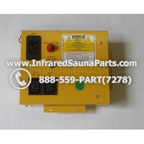 COMPLETE CONTROL POWER BOX 110V / 120V - COMPLETE CONTROL POWER BOX 110V / 120V CLEARLIGHT INFRARED SAUNA  MODEL HM-PCS1(REV.B) 2