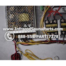 COMPLETE CONTROL POWER BOX 220V / 240V - COMPLETE CONTROL POWER BOX  220V / 240V SUNTECH INFRARED SAUNA STYLE 2 12
