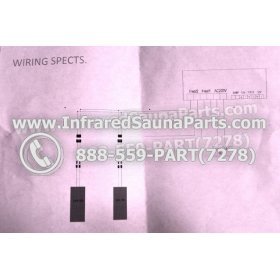 COMPLETE CONTROL POWER BOX 220V / 240V - COMPLETE CONTROL POWER BOX  220V / 240V WITH 8 CIRCUIT BOARD PINS SAUNA KING INFRARED SAUNA 15