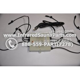 COMPLETE CONTROL POWER BOX 220V / 240V - COMPLETE CONTROL POWER BOX 220V / 240V BAMXSAUNA INFRARED SAUNA WITH 8 HEATER PLUGS v1 8