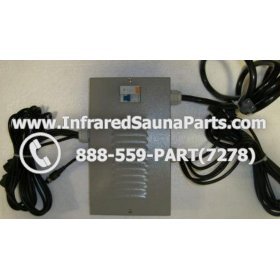 COMPLETE CONTROL POWER BOX 220V / 240V - COMPLETE CONTROL POWER BOX 220V / 240V SUNTECH INFRARED SAUNA WITH 8 FEMALE PLUGS 5