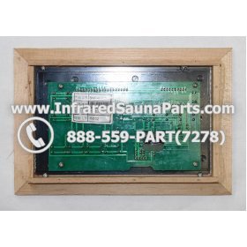 CIRCUIT BOARDS WITH  FACE PLATES - CIRCUIT BOARD WITH FACEPLATE ENLIGHTEN INFRARED SAUNA WITH USB MP3 PLAYER STYLE 2 SECONDARY 2