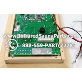 CIRCUIT BOARDS WITH  FACE PLATES - CIRCUIT BOARD WITH FACEPLATE FOR HECHT INFRARED SAUNA WITH USB MP3 FM  PLAYER  STYLE 1 MAIN 4