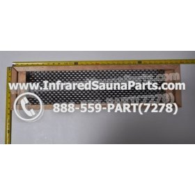 WOOD HEATER COVERS - HEMLOCK WOOD STYLE 1 HEATER COVER IN BLACK 3