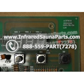 CIRCUIT BOARDS / TOUCH PADS - CIRCUIT BOARD  TOUCHPAD JOSEN INFRARED SAUNA SRZHX001 - (10 BUTTONS) 6
