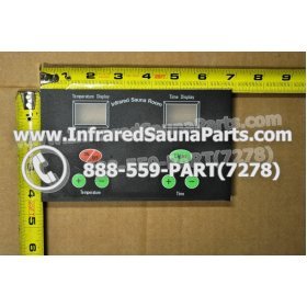 CIRCUIT BOARDS WITH  FACE PLATES - CIRCUIT BOARD WITH FACE PLATE WATERSTAR INFRARED SAUNA NYSN3DB F1.3 2