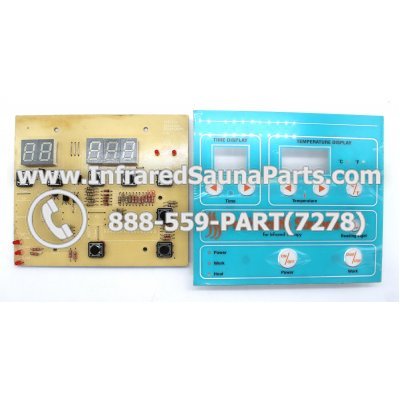 CIRCUIT BOARDS WITH  FACE PLATES - CIRCUIT BOARD WITH FACE PLATE SRZHX00D - (8 BUTTONS) 1
