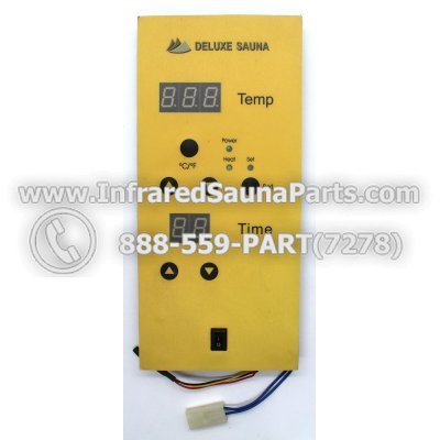 CIRCUIT BOARDS WITH  FACE PLATES - CIRCUIT BOARD WITH FACE PLATE  DELUXE SAUNA 1