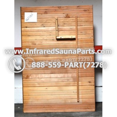 WOOD SAUNA WALLS - HEMLOCK WOOD SAUNA PANEL ( 46.2" x 31.5" ) 1