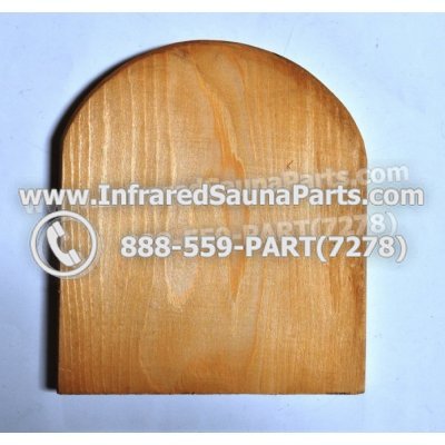 WOOD SHELVES + CUP HOLDERS - HEMLOCK WOOD CUP HOLDER STYLE 11 1