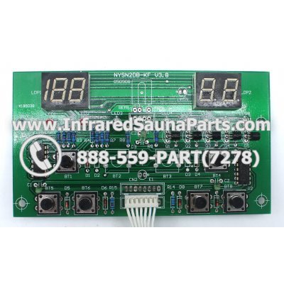 CIRCUIT BOARDS / TOUCH PADS - CIRCUIT BOARD / TOUCHPAD NYSN2DB-KF V3.8 WITH WIRE 1